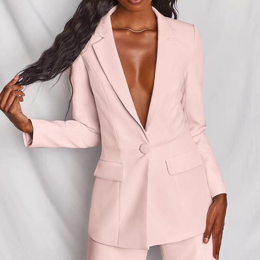 Elegante Damesblazer en Broek - Loradea