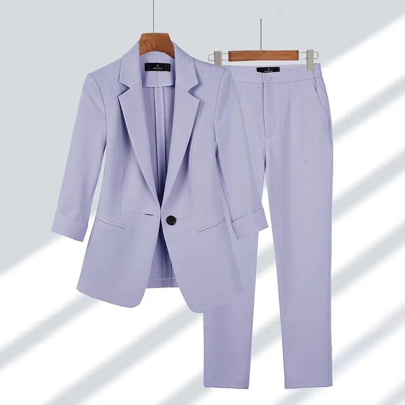 Elegante Damesblazer en Broek - Maria Set