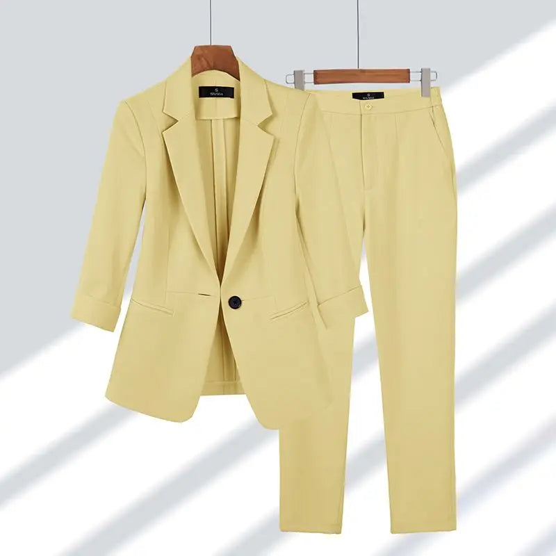 Elegante Damesblazer en Broek - Maria Set