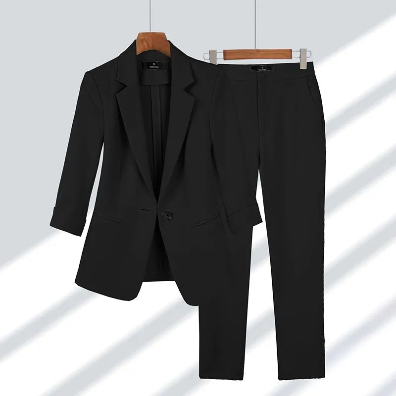 Elegante Damesblazer en Broek - Maria Set
