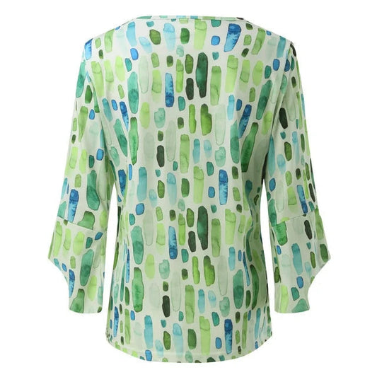 Elegante Damesblouse - Geometrische Annie