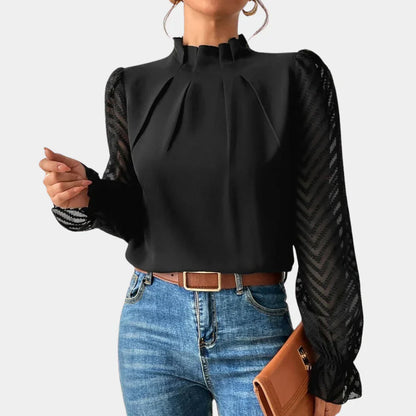 Elegante Damesblouse met Lange Mouwen