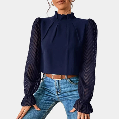 Elegante Damesblouse met Lange Mouwen