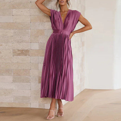 Elegante Damesjurk met V-hals Design