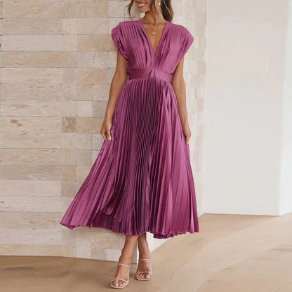 Elegante Damesjurk met V-hals Design
