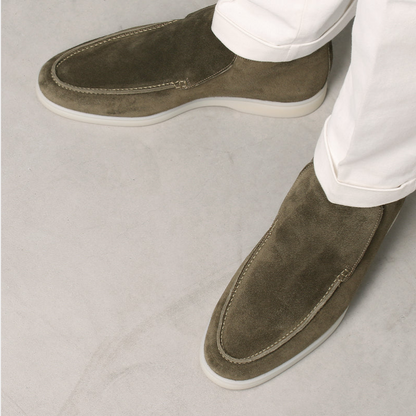 Elegante Kalfssuède Heren Loafers - Ace