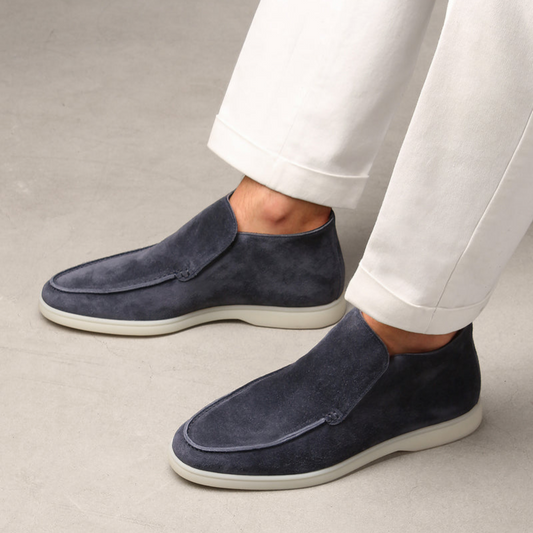 Elegante Kalfssuède Heren Loafers - Ace