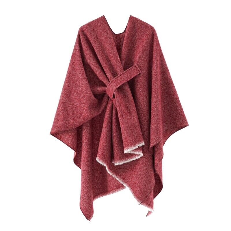 Elegante Katoenen Cape Poncho - Regina