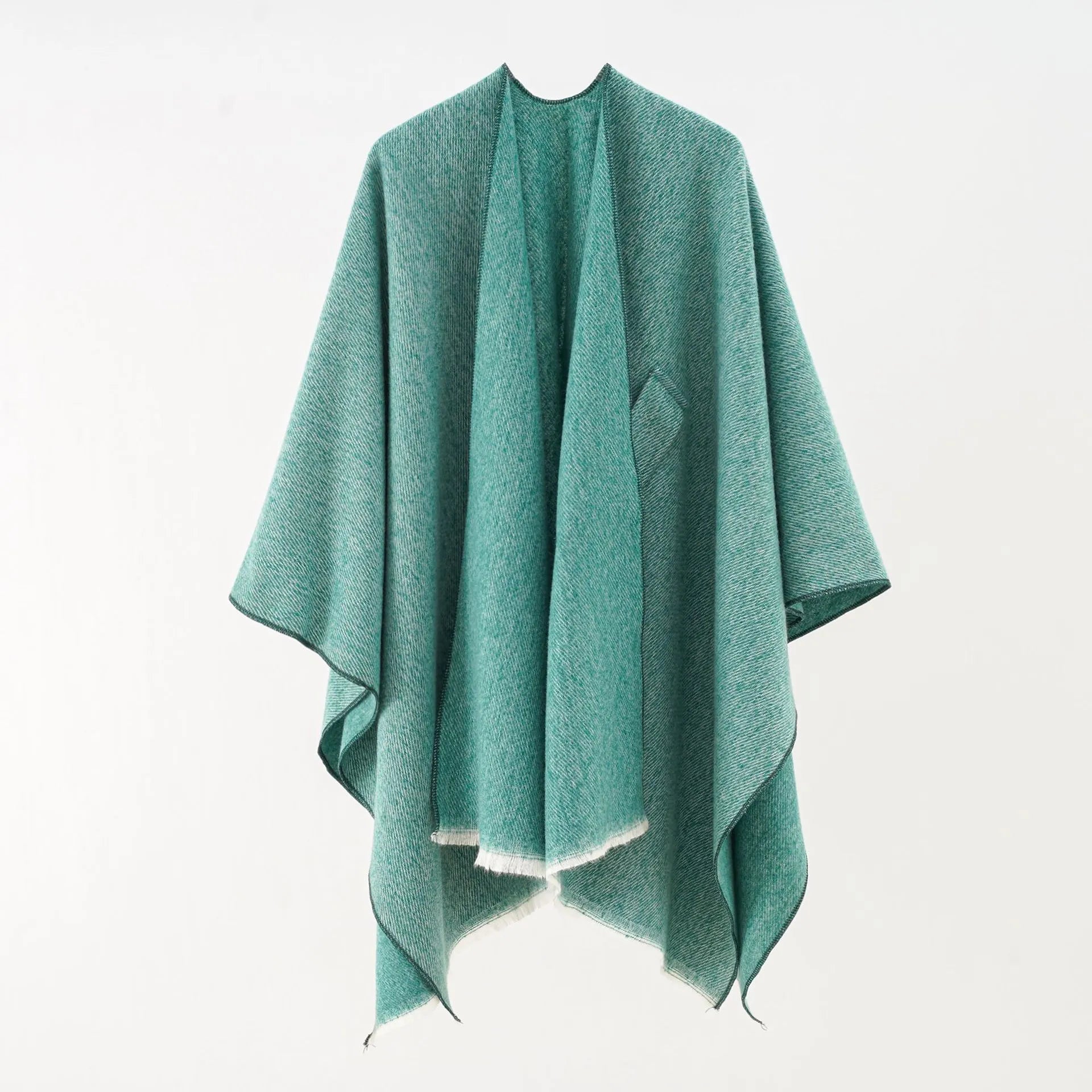 Elegante Katoenen Cape Poncho - Regina