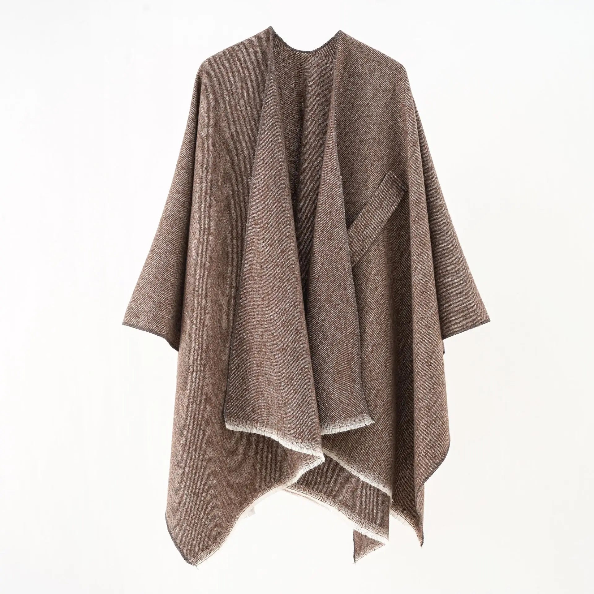 Elegante Katoenen Cape Poncho - Regina