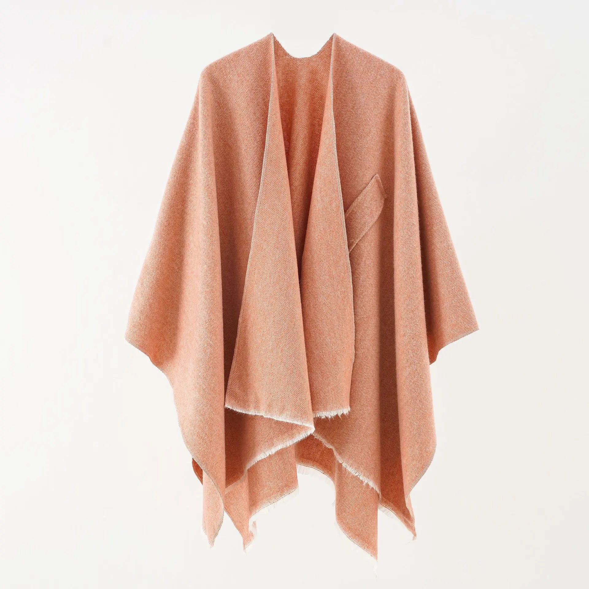 Elegante Katoenen Cape Poncho - Regina