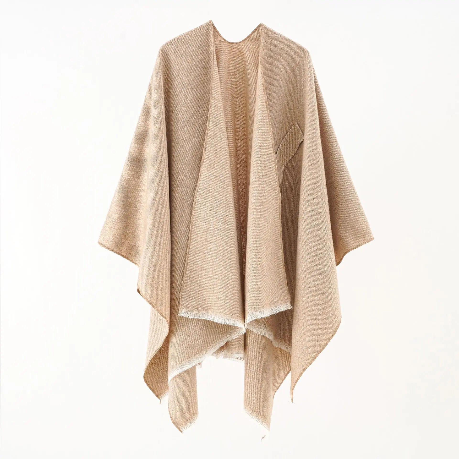 Elegante Katoenen Cape Poncho - Regina