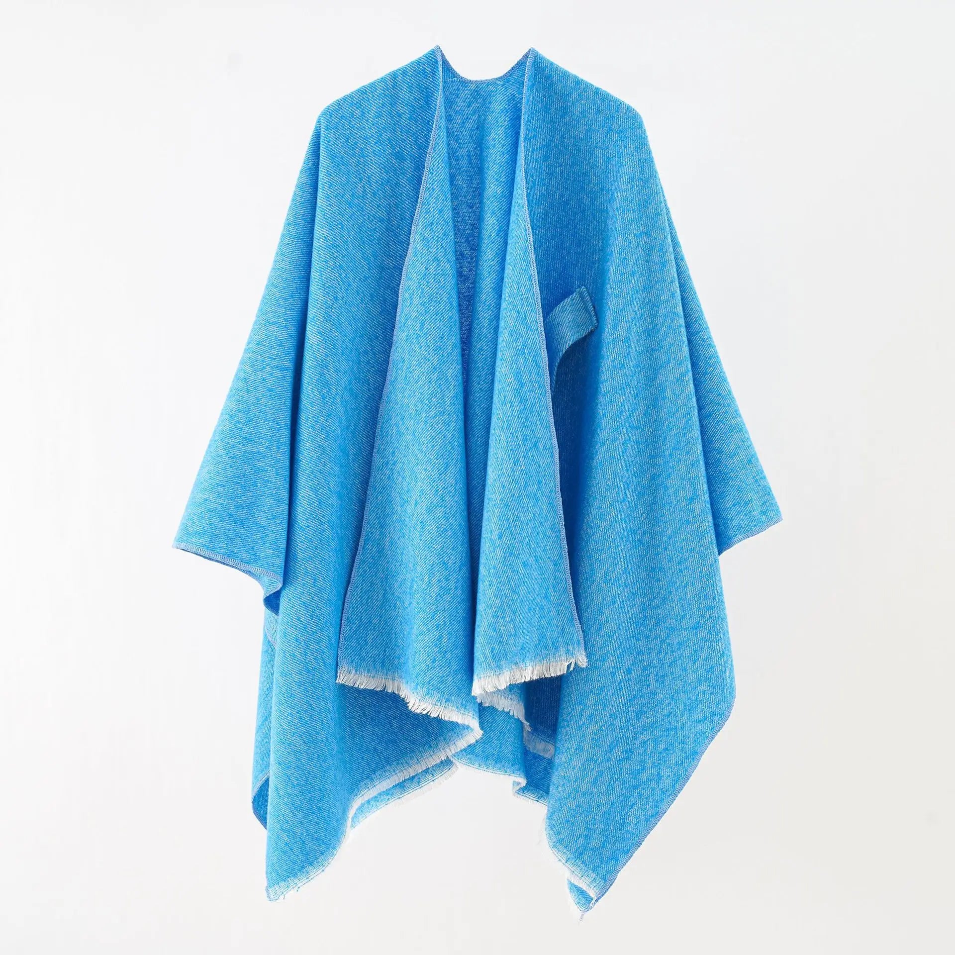 Elegante Katoenen Cape Poncho - Regina