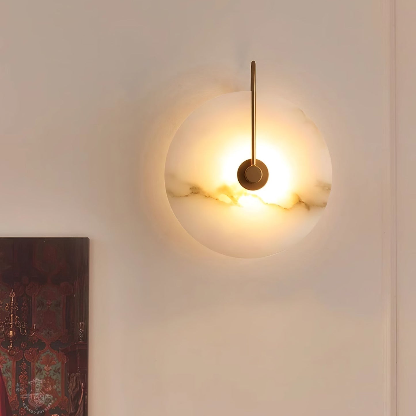 Elegante LED Wandlamp Albast - Luxe Sfeer Verlichting