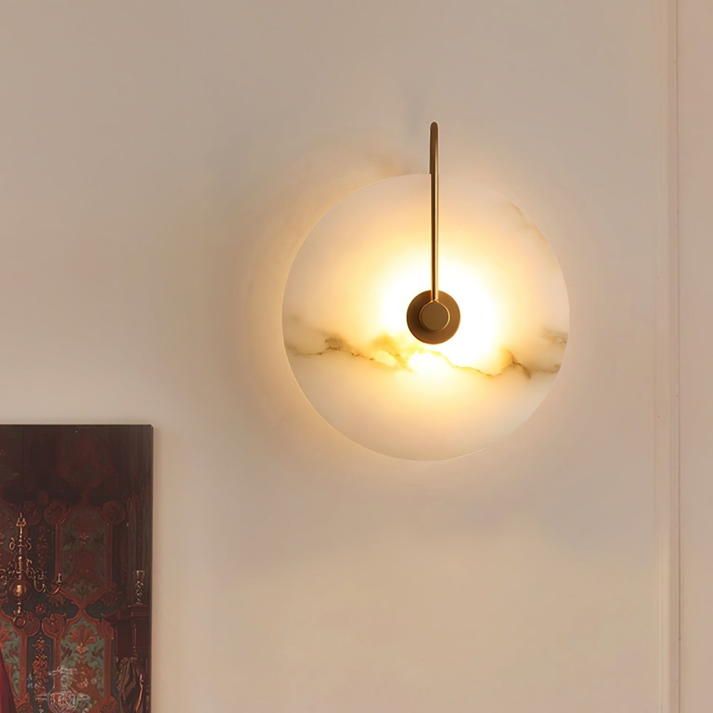 Elegante LED Wandlamp Albast - Luxe Sfeer Verlichting