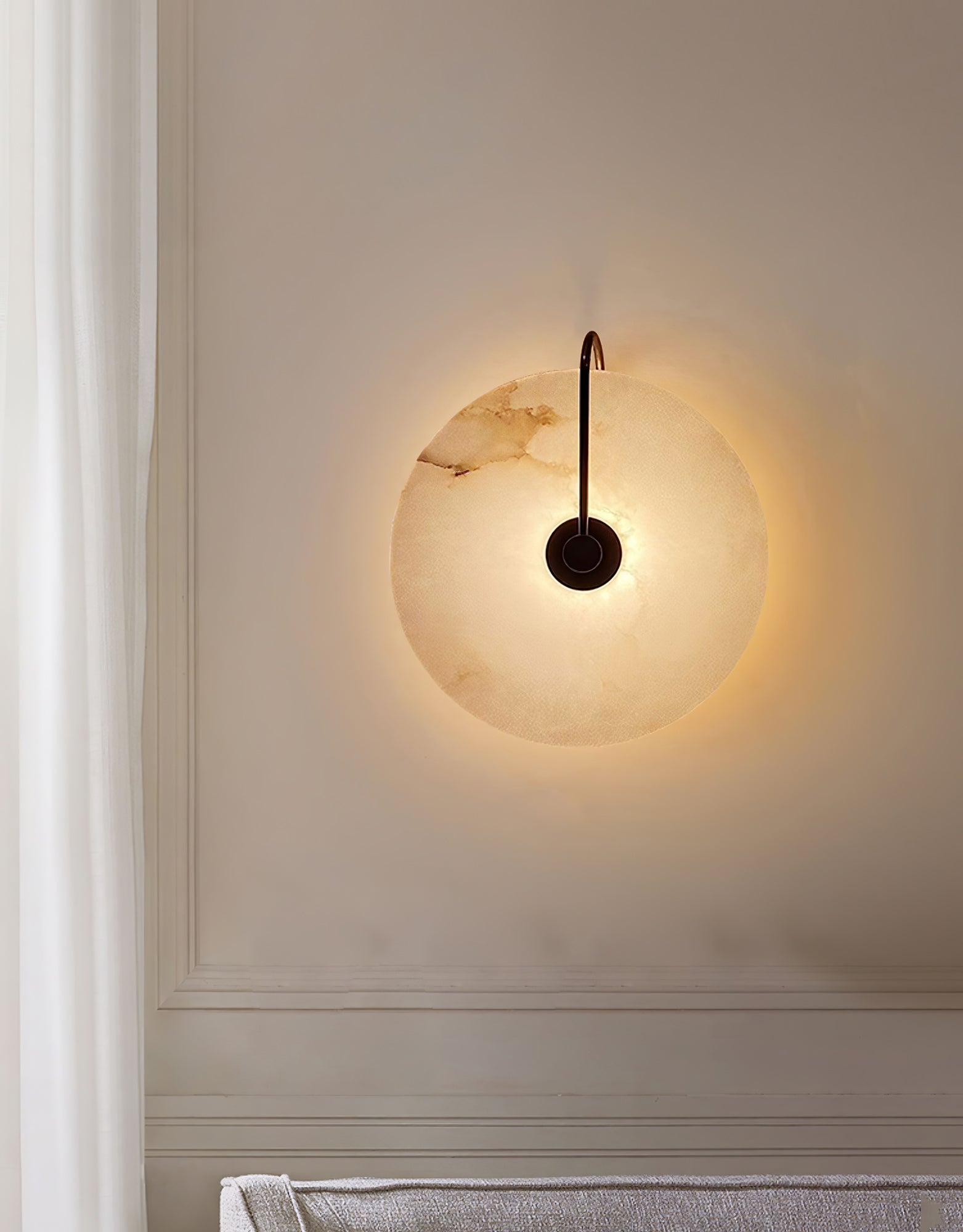 Elegante LED Wandlamp Albast - Luxe Sfeer Verlichting