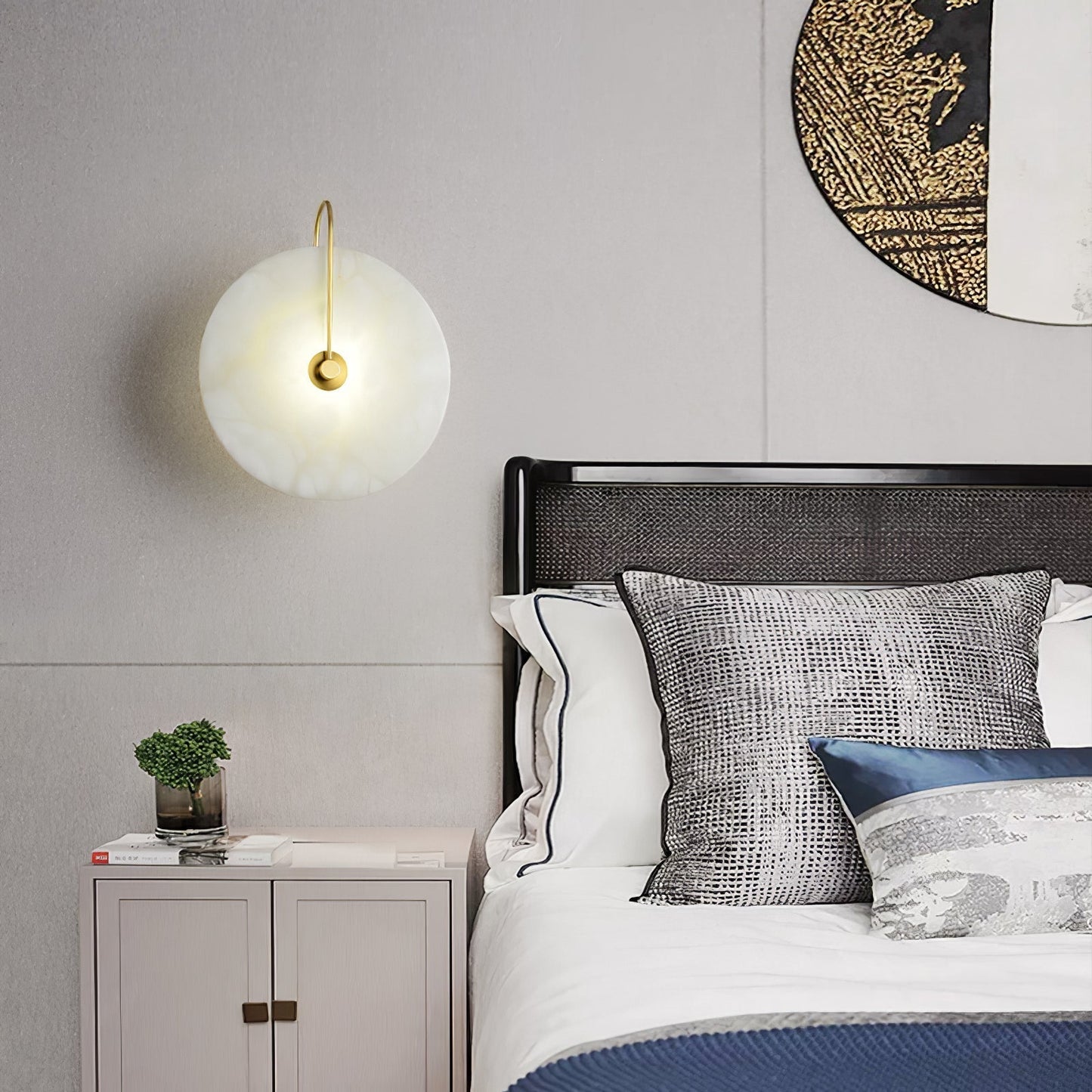 Elegante LED Wandlamp Albast - Luxe Sfeer Verlichting