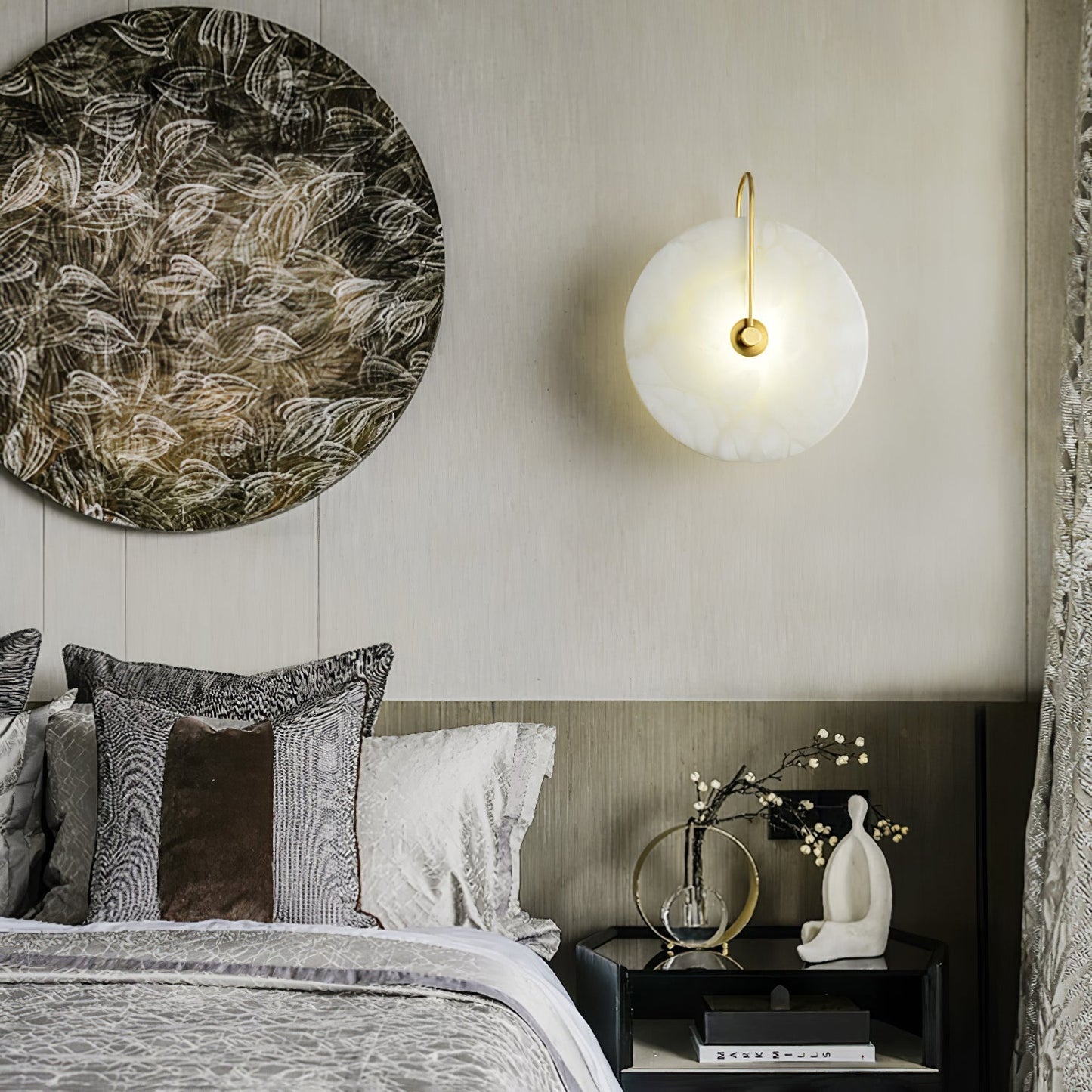 Elegante LED Wandlamp Albast - Luxe Sfeer Verlichting