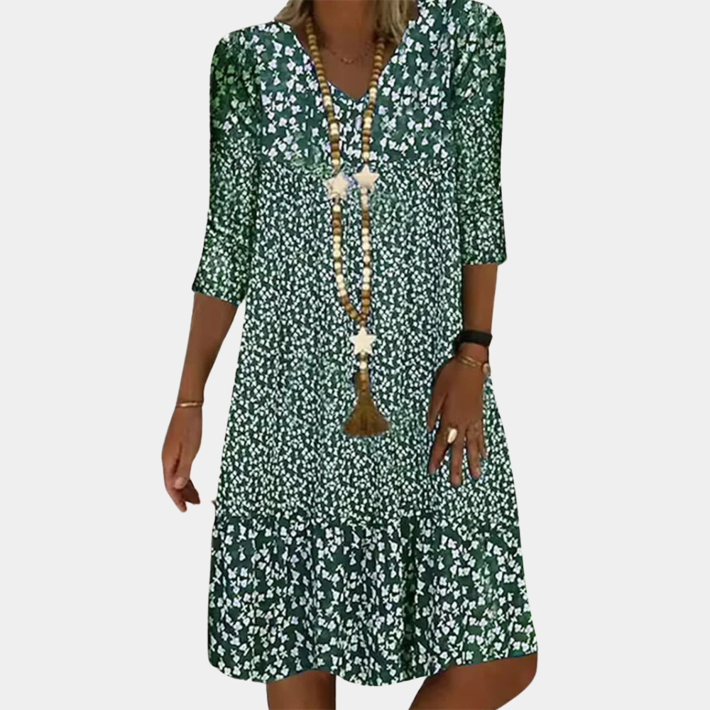 Elegante Midi Zomerjurk voor Dames Marie