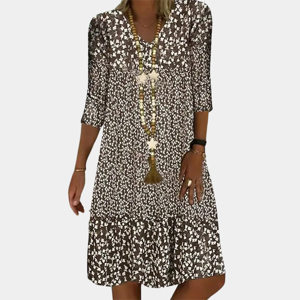 Elegante Midi Zomerjurk voor Dames Marie