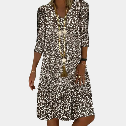 Elegante Midi Zomerjurk voor Dames Marie