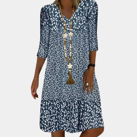 Elegante Midi Zomerjurk voor Dames Marie