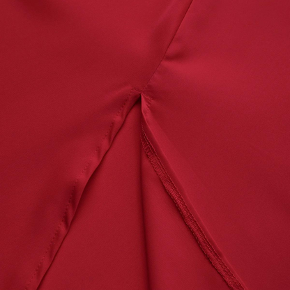 Elegante Rode Lente-Zomer Jurk