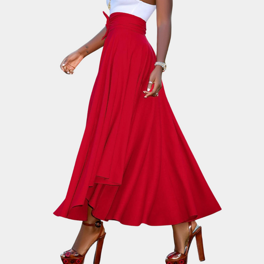 Elegante Rode Lente-Zomer Jurk