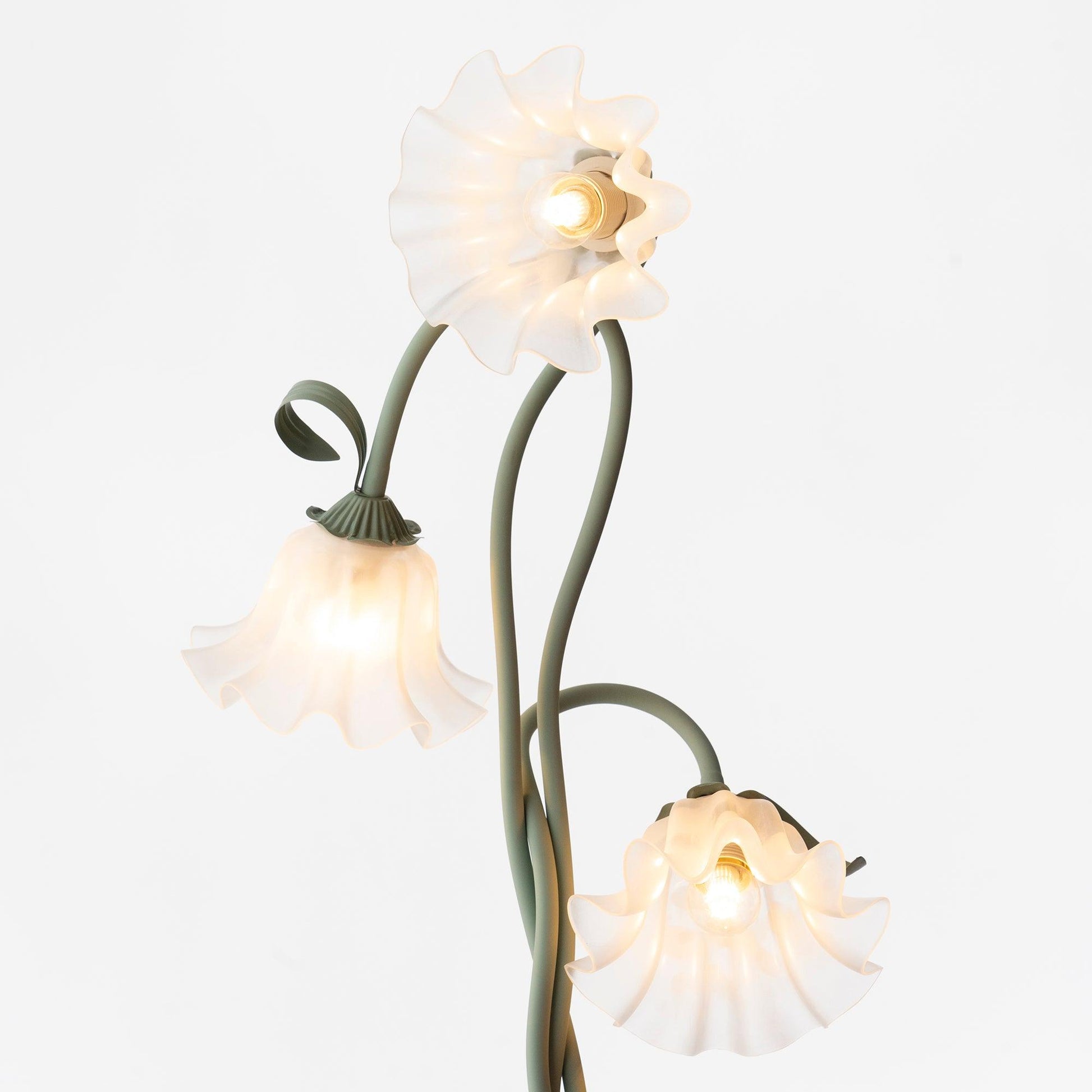 Elegante Vloerlamp Armando - Metalen met Bloemen