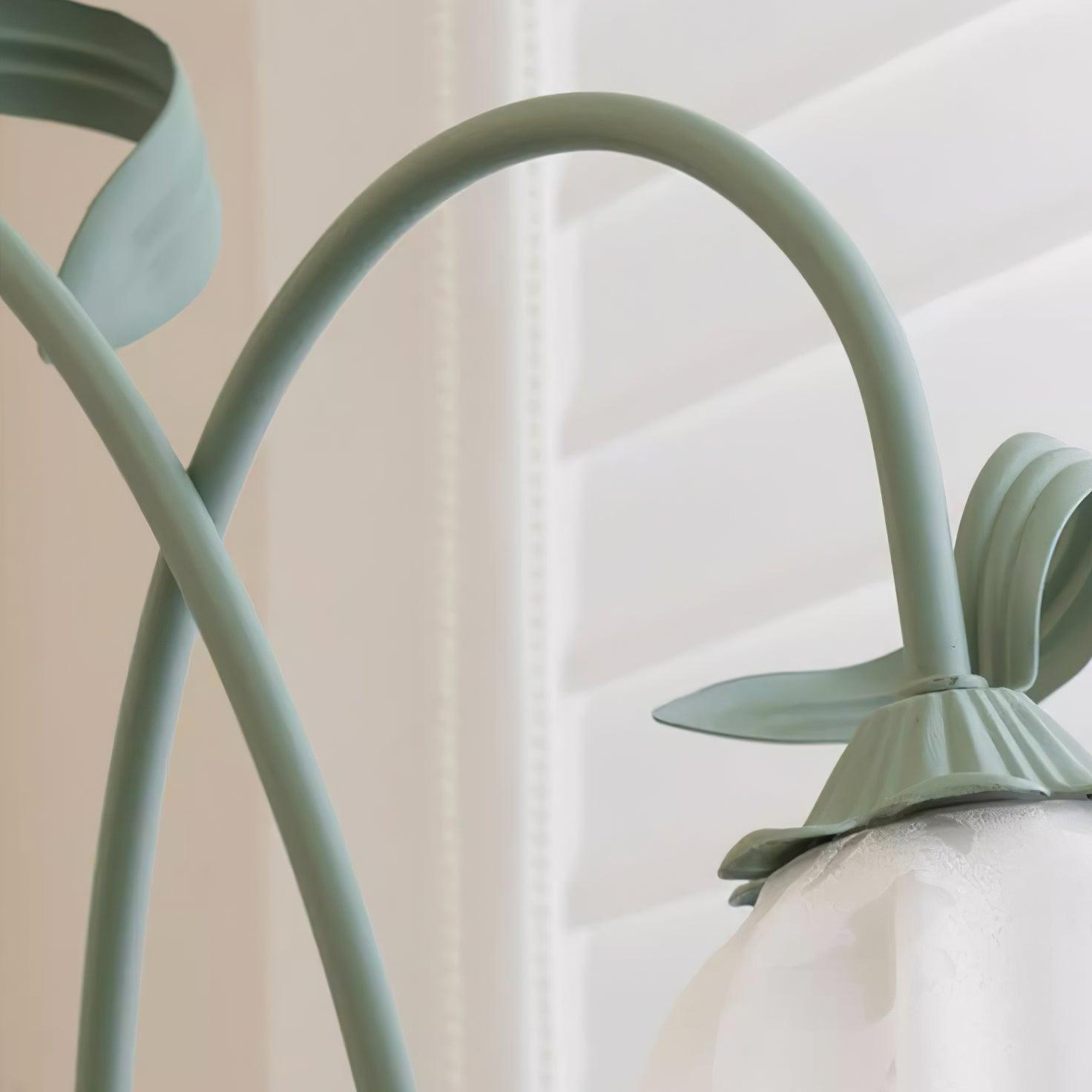 Elegante Vloerlamp Armando - Metalen met Bloemen
