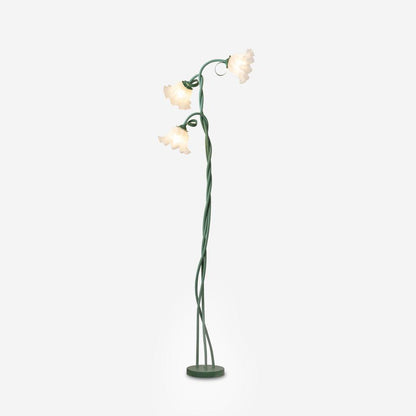 Elegante Vloerlamp Armando - Metalen met Bloemen
