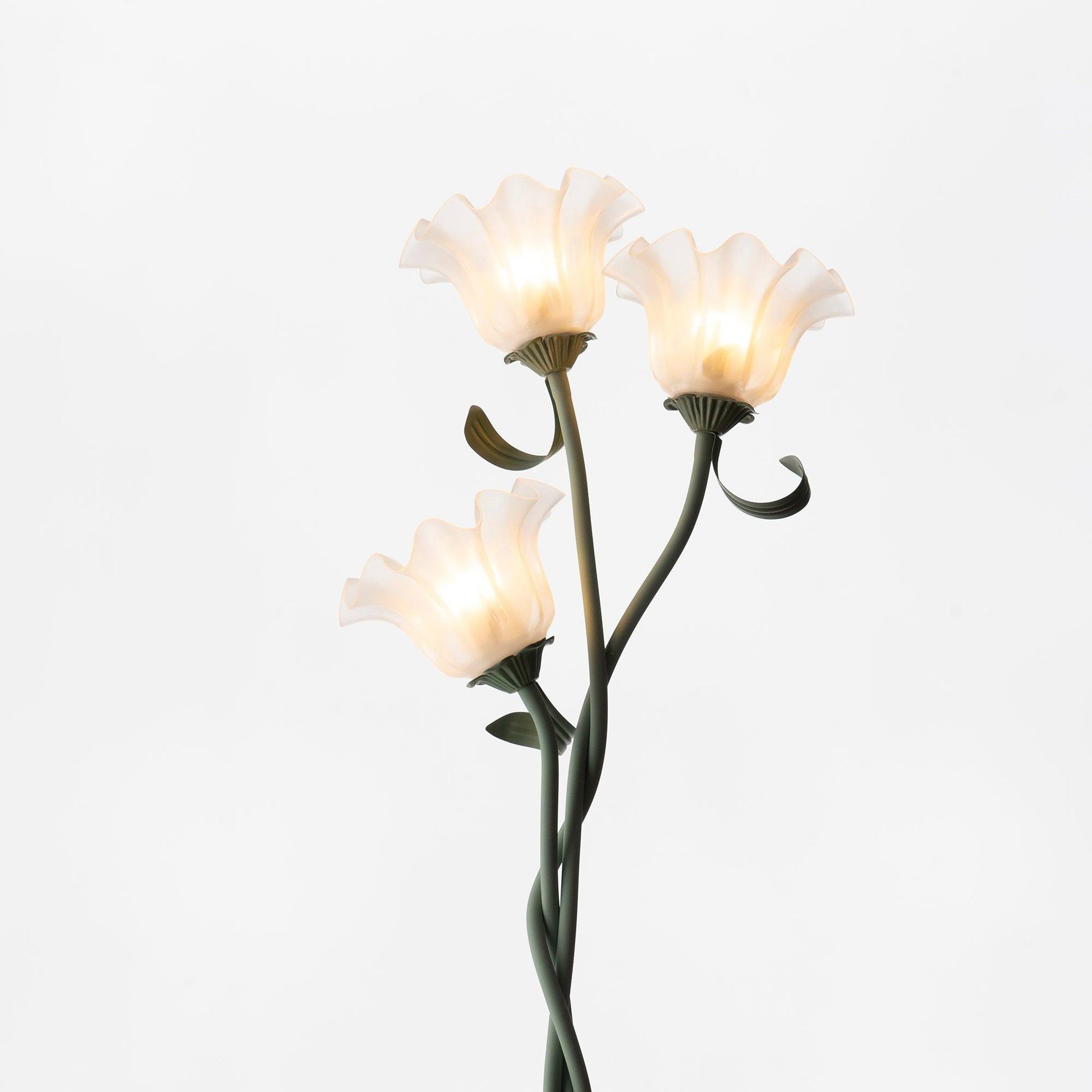 Elegante Vloerlamp Armando - Metalen met Bloemen