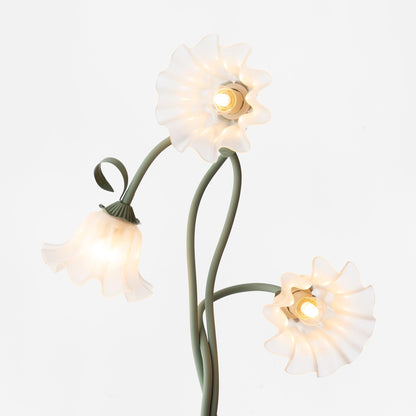 Elegante Vloerlamp Armando - Metalen met Bloemen