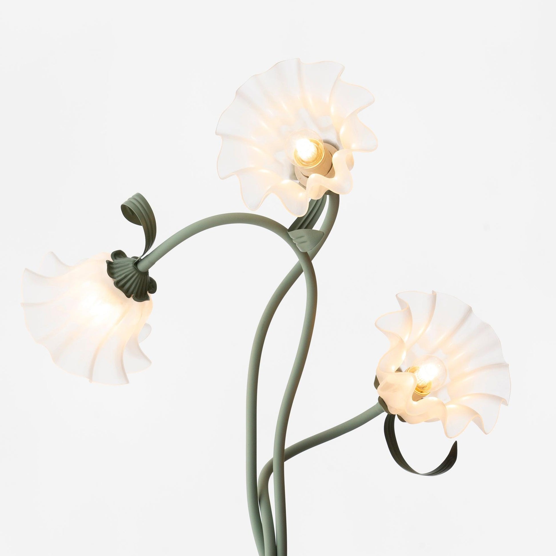 Elegante Vloerlamp Armando - Metalen met Bloemen