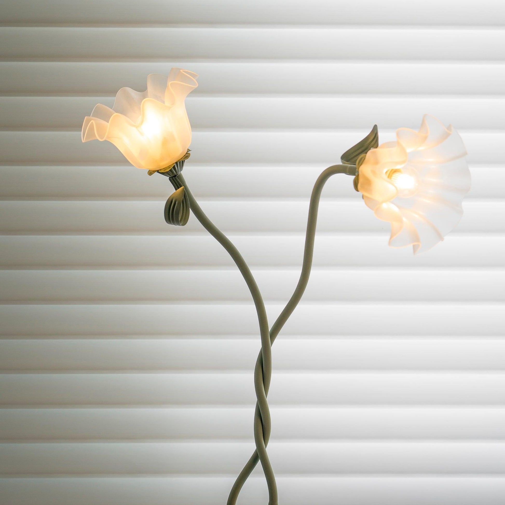 Elegante Vloerlamp Armando - Metalen met Bloemen