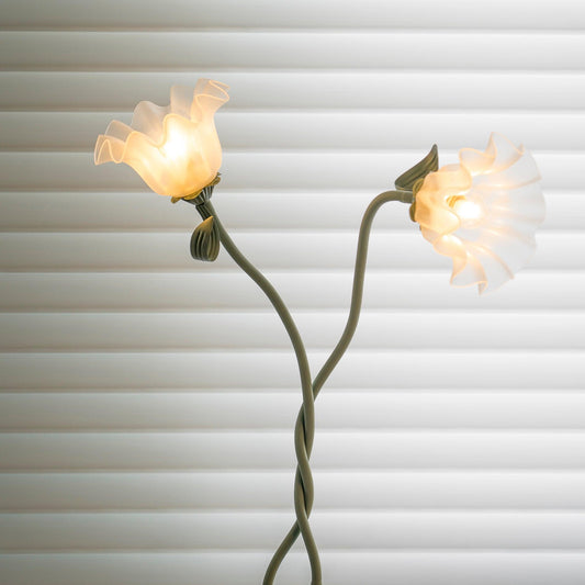 Elegante Vloerlamp Armando - Metalen met Bloemen