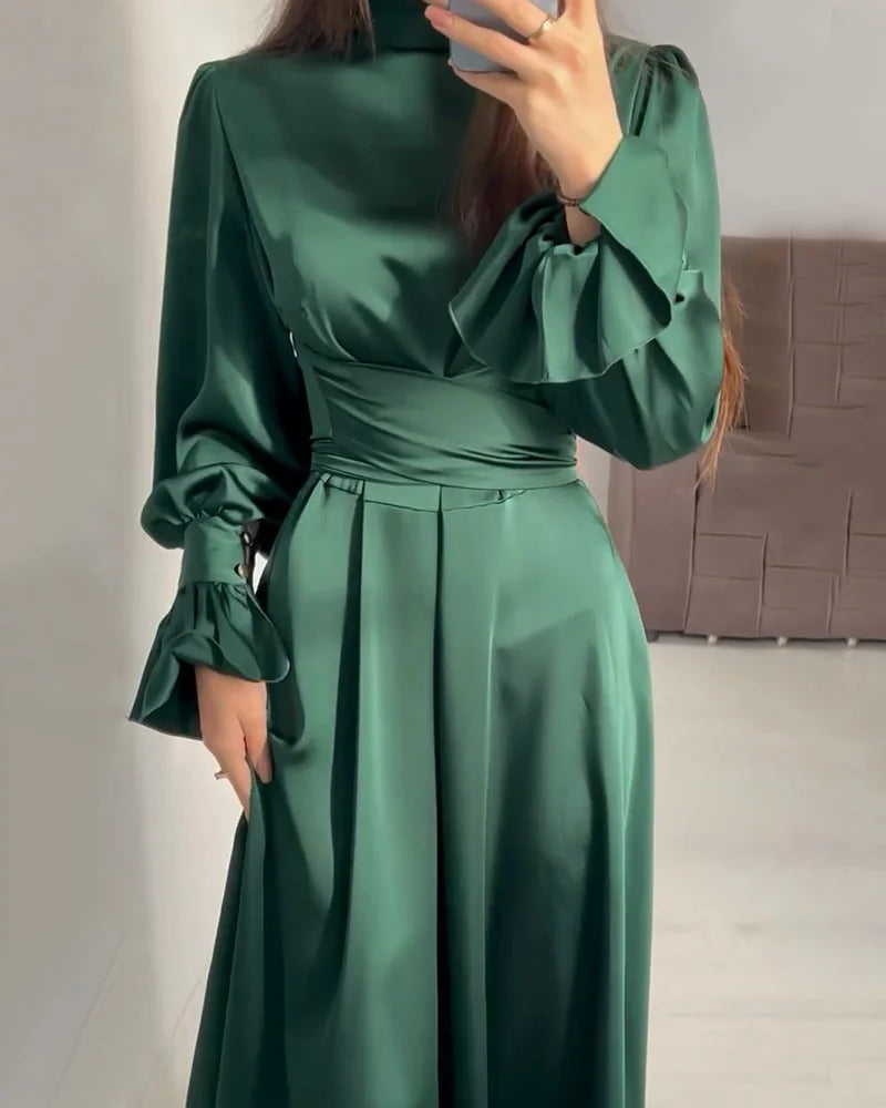 Elegante Winter Maxi Jurk - Sophia