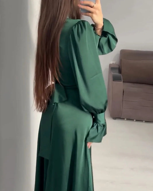 Elegante Winter Maxi Jurk - Sophia
