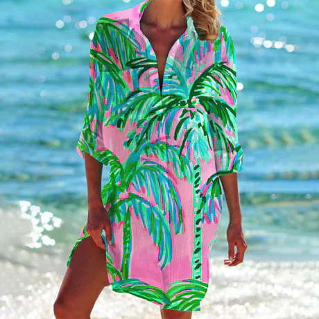 Elegante Zomerjurk met Bloemenprint voor Dames