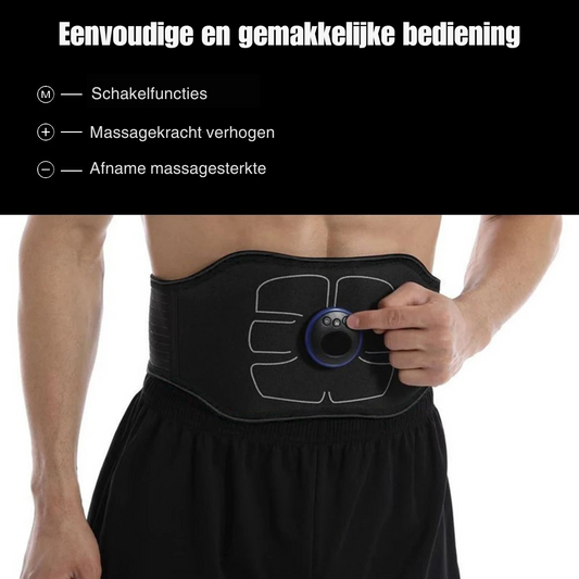 Elektrische Spierstimulatiegordel voor Buik en Lichaam
