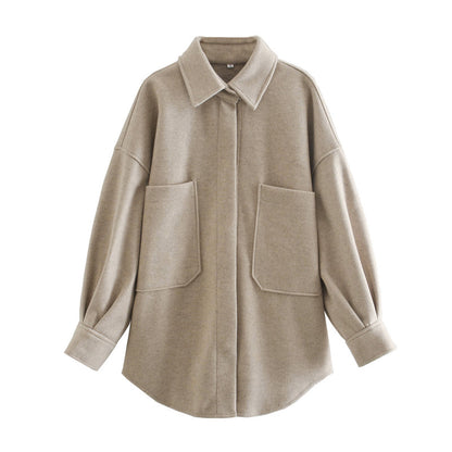 Elodie - Dames Oversized Tussenjas met Zakken