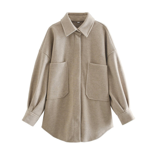 Elodie - Dames Oversized Tussenjas met Zakken