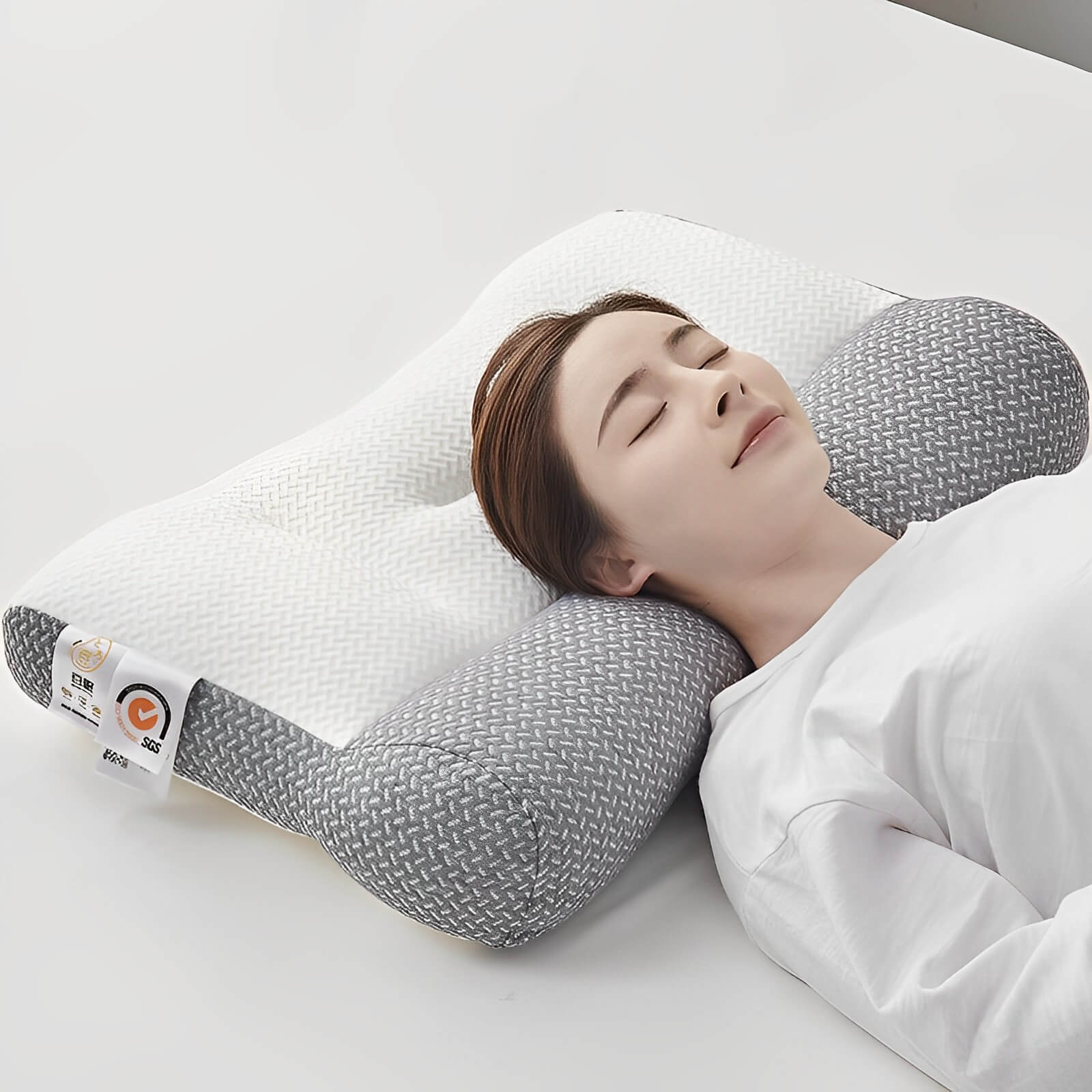 Ergonomisch Hypoallergeen Kussen voor Nekondersteuning