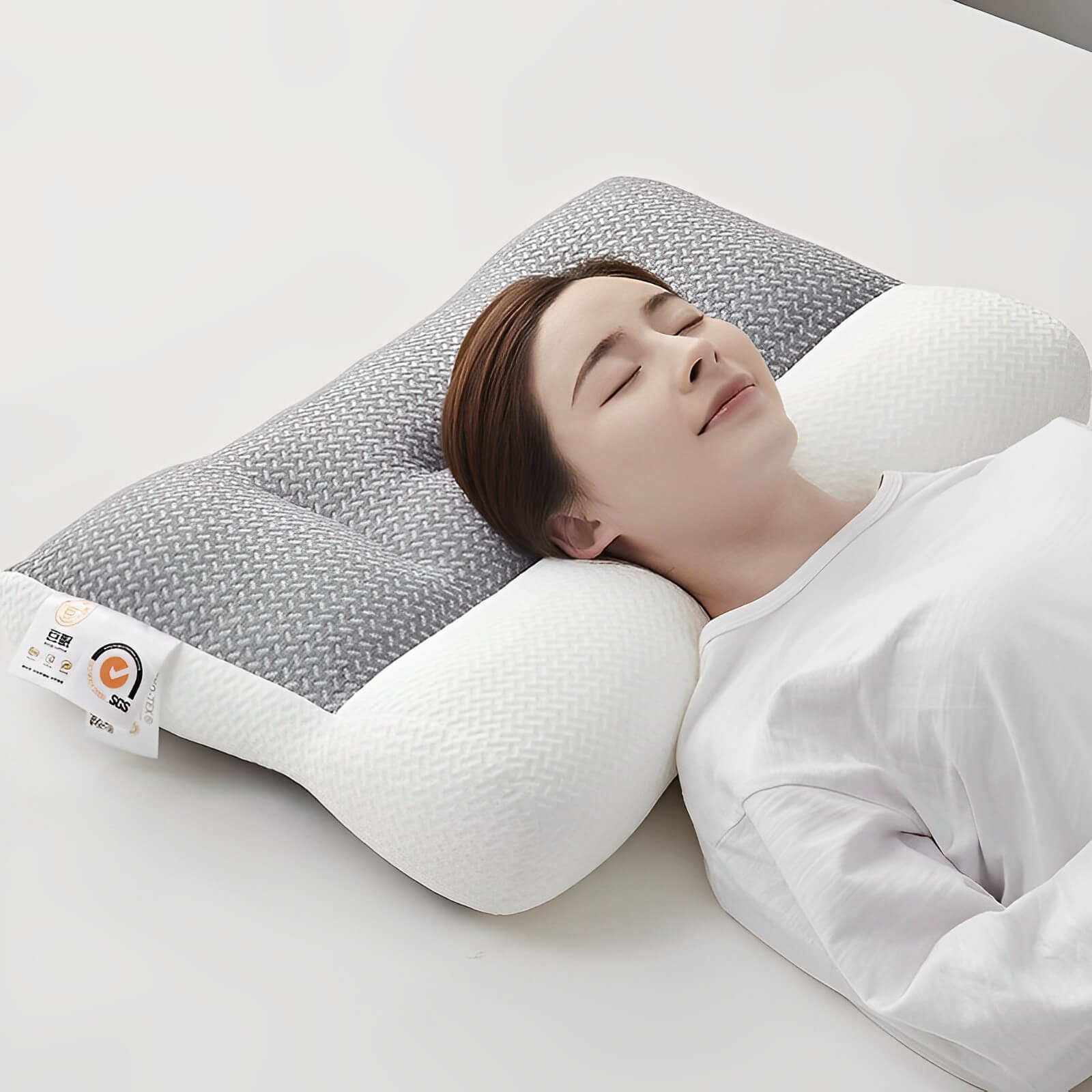 Ergonomisch Hypoallergeen Kussen voor Nekondersteuning