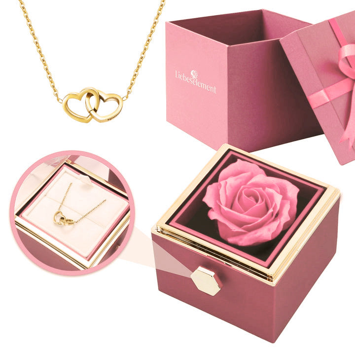 Eternal Roos Cadeauset met Hartketting