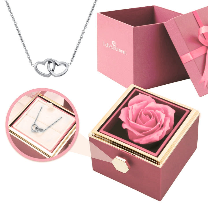 Eternal Roos Cadeauset met Hartketting
