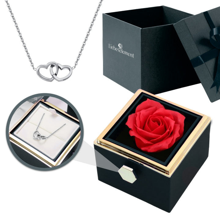 Eternal Roos Cadeauset met Hartketting