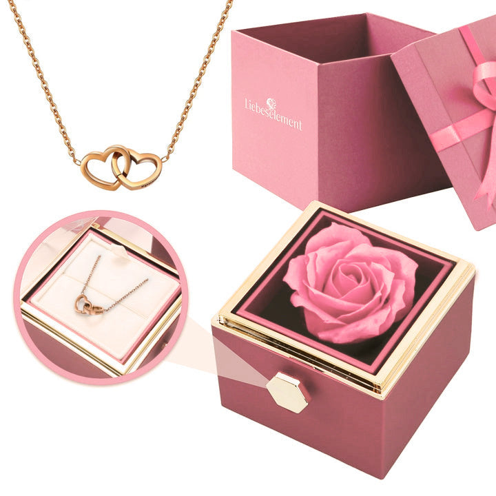 Eternal Roos Cadeauset met Hartketting