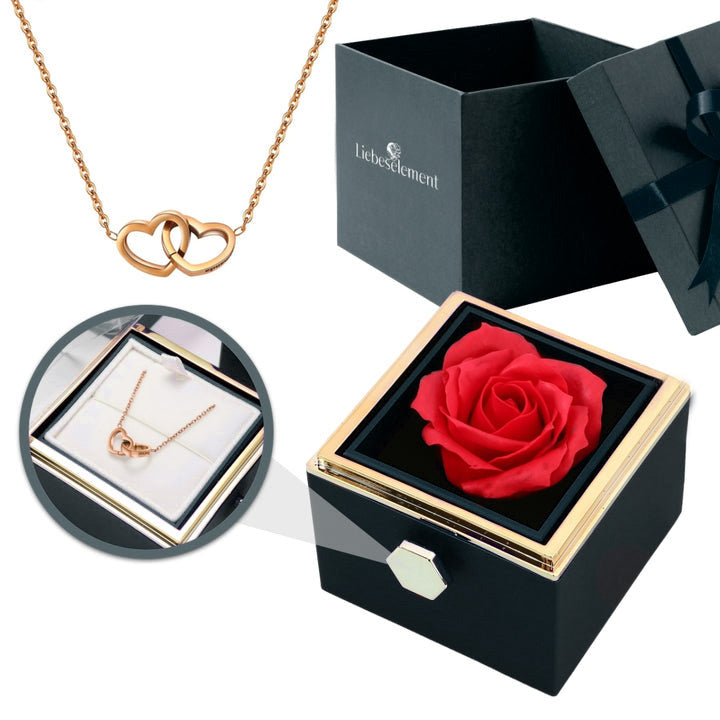 Eternal Roos Cadeauset met Hartketting