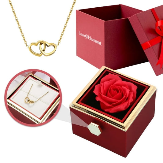 Eternal Roos Cadeauset met Hartketting